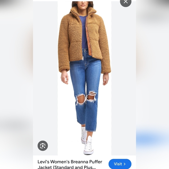 Levi's Jackets & Blazers - NWOT Levi's Women's Breanna Puffer Jacket Sz S Chestnut  SOLD OUT Online